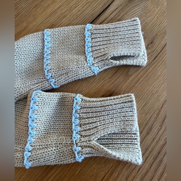 MADEWELL TEXTURED COTTON CREWNECK SWEATER IN STRIPE, PALE BLUE, SIZE XS, - Picture 12 of 16